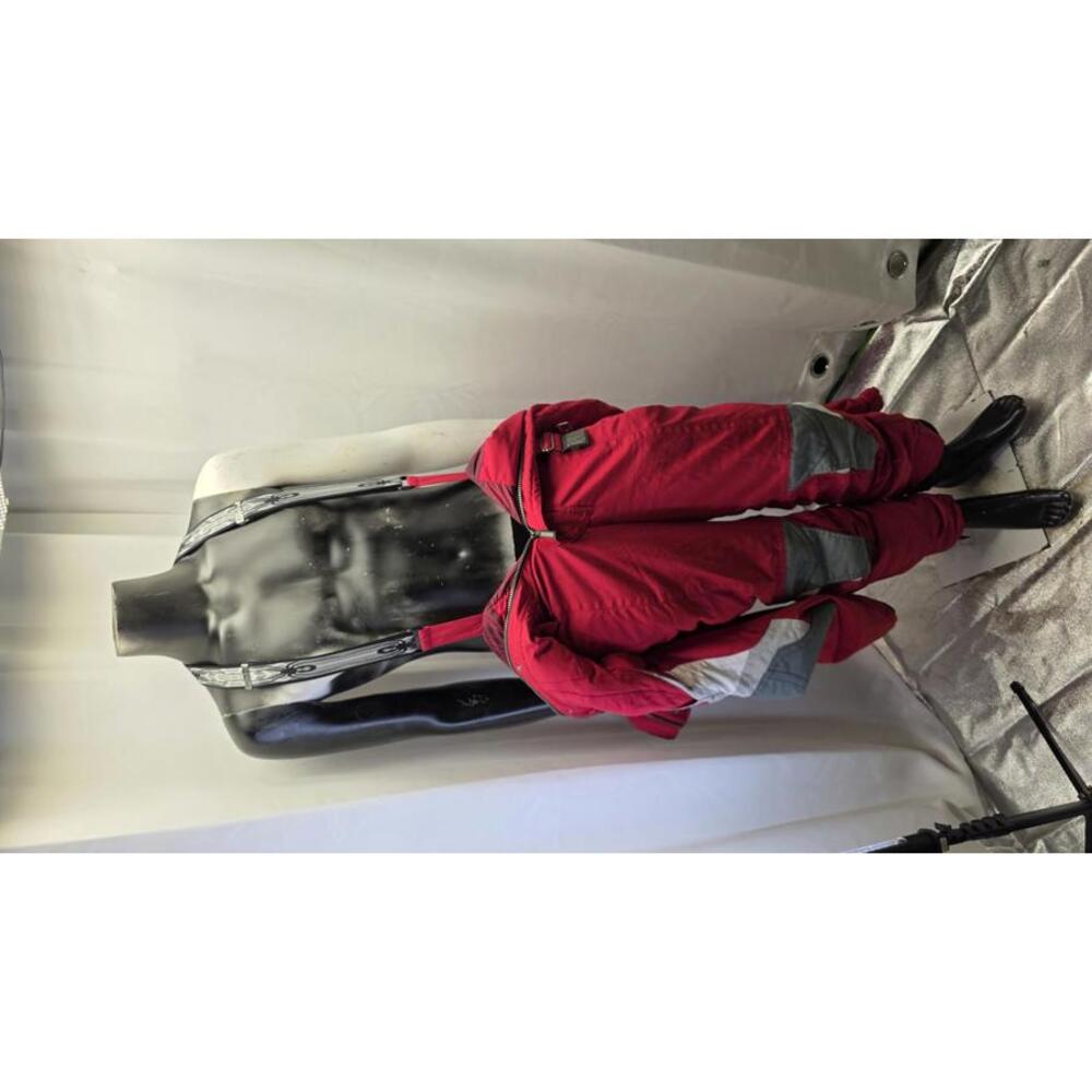 Vintage 90s Spyder One Piece Ski Suit Men's L Red Gray Retro Gorpcore Snowsuit - Picture 4 of 13